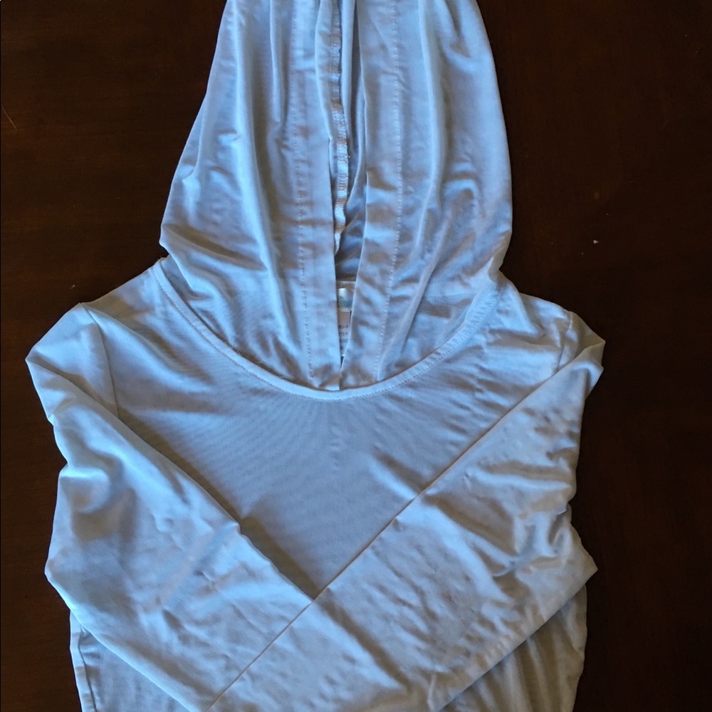 IHeartRaves mesh hoodie crop top